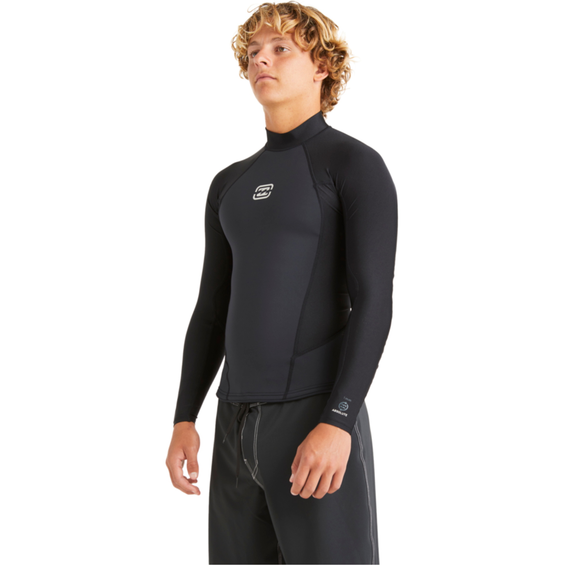 2026 Billabong Mens Absolute 1mm Poly Lite Jacket ABYW800128 - Black